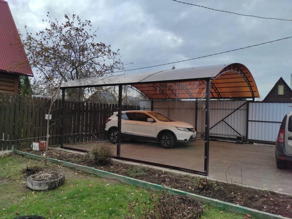 Прозрачные шторы ПВХ для навеса под автомобиль в Галиче